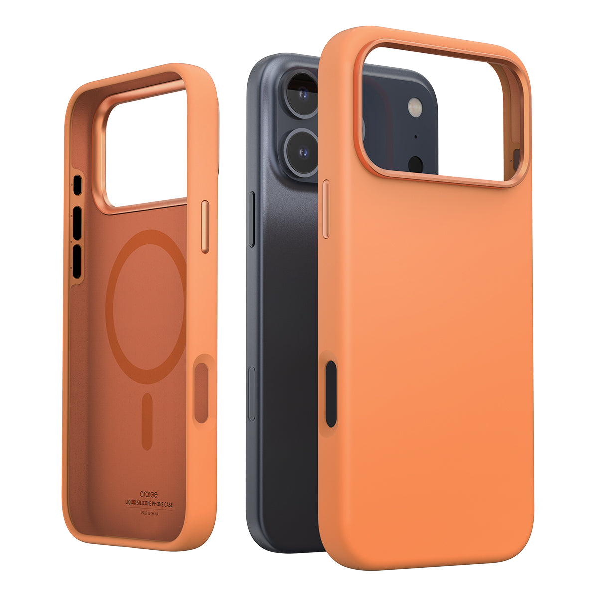 Araree iPhone 17 Pro Max Typo Skin Magsafe Case - Orange Araree iPhone 17 Pro Max Typo Skin Magsafe Case - Orange